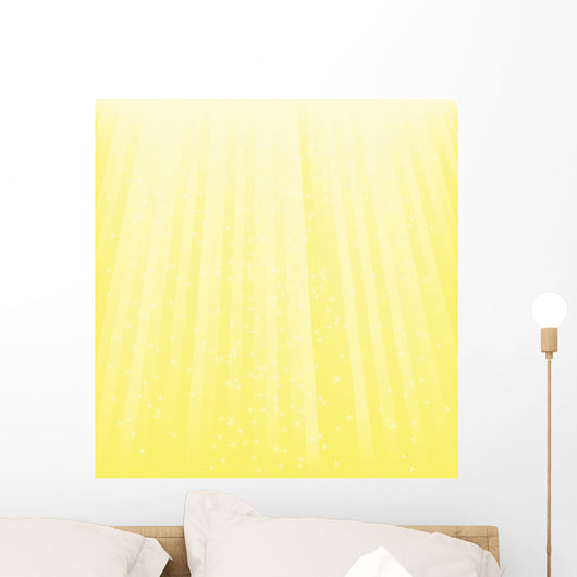 Yellow Light Vector with Wall Decal
