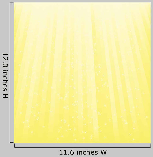 Yellow Light Vector with Wall Decal