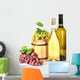 Barrel and Bottles Wine Wall Decal