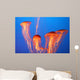 Orange Jellyfish Wall Decal
