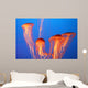Orange Jellyfish Wall Decal