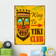 Tiki Club Wall Decal