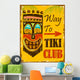 Tiki Club Wall Decal