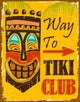 Tiki Club Wall Decal