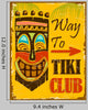 Tiki Club Wall Decal