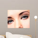 Beautiful Eyes with Makeup Wall Decal
