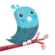 Twitter Bird Wall Decal