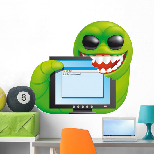 Computer Bug Wall Decal