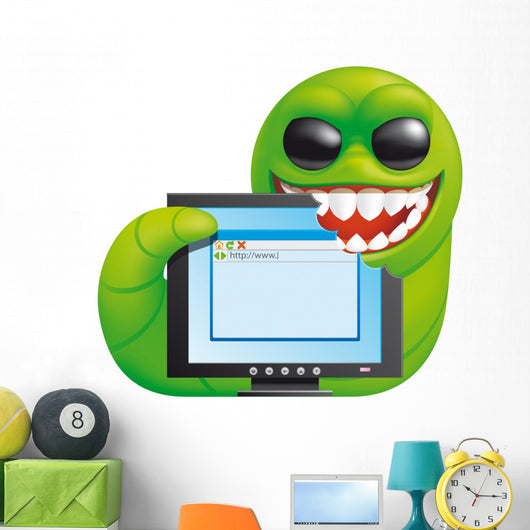 Computer Bug Wall Decal