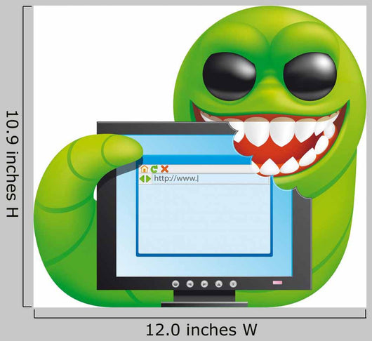 Computer Bug Wall Decal