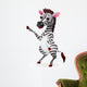 Zebra Cartoon Wall Decal