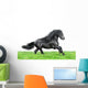 Friesian Horse White Wall Decal