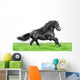 Friesian Horse White Wall Decal