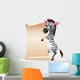 Zebra with Blank Paper Wall Decal