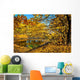 Small Lake Autumn Forest Wall Decal