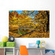 Small Lake Autumn Forest Wall Decal