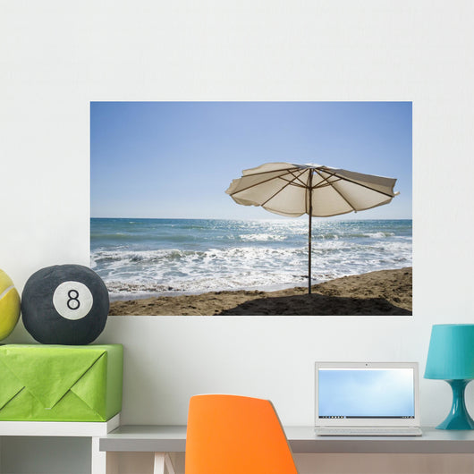 Tropical Beach Umbrella Wall Decal