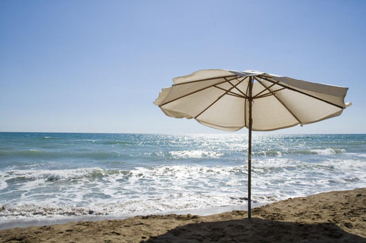 Tropical Beach Umbrella Wall Decal