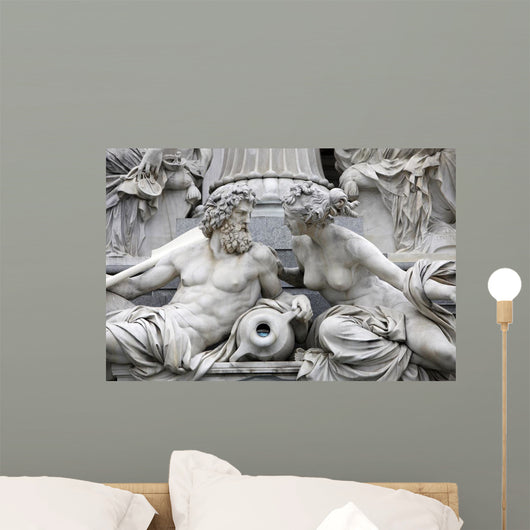 Detail Pallas-athene Fountain Vienna Wall Decal