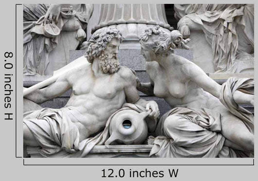 Detail Pallas-athene Fountain Vienna Wall Decal
