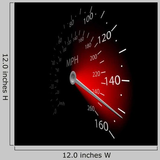 Speedometer Wall Decal