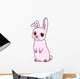 Cartoon Rabbit Wall Decal