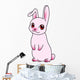 Cartoon Rabbit Wall Decal