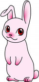 Cartoon Rabbit Wall Decal