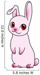 Cartoon Rabbit Wall Decal