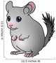 Chinchilla Wall Decal