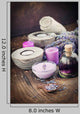 Lavender Spa Setting Wall Decal