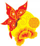 Chinese Style Butterfly and Wall Decal