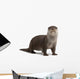 Curious European Otter Wall Decal