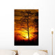 Tree Silhouetted against the Sunset Wall Decal