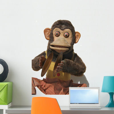 Mechanical Chimp 2 Wall Decal shown on a wall