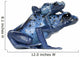 Female Blue and Black Poison Dart Frog with young Wall Decal