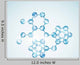 Icon Molecular Structure Wall Decal