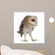 Standing Barn Owl Wall Decal