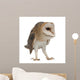 Standing Barn Owl Wall Decal