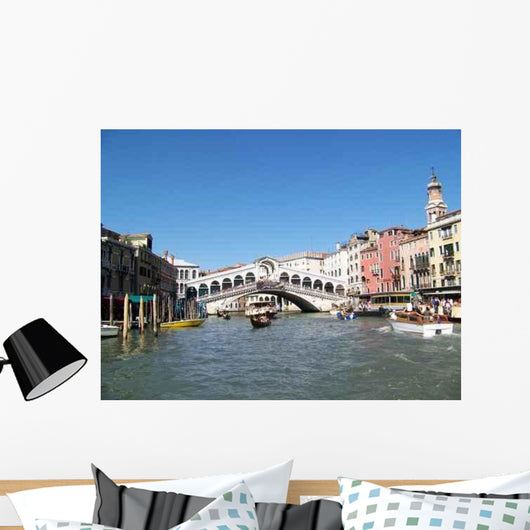 And Grand Canal Rialto Wall Decal