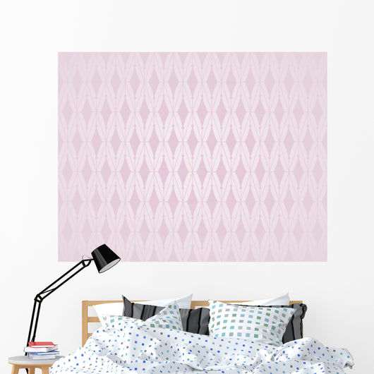Vintage Victorian Pink Seamless Wall Decal