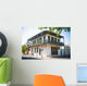 Wrought Iron Balconies Building Wall Decal