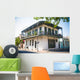 Wrought Iron Balconies Building Wall Decal