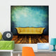 Sofa Interior Grunge Wall Decal