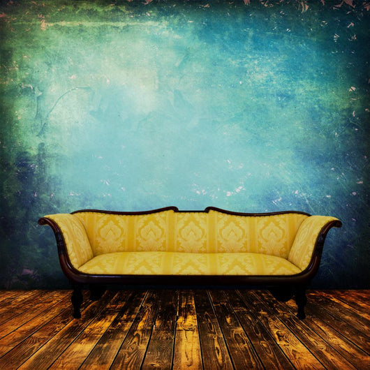Sofa Interior Grunge Wall Decal