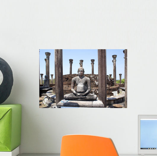 Buddha and Vatadage Wall Decal