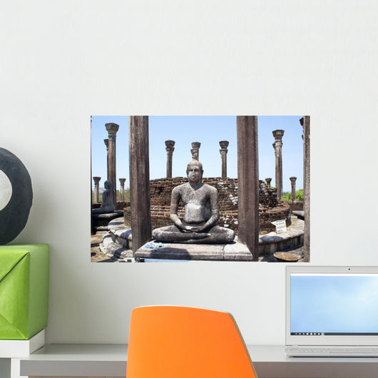 Buddha and Vatadage Wall Decal