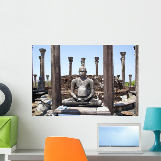 Buddha and Vatadage Wall Decal