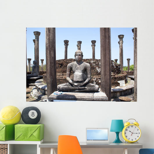 Buddha and Vatadage Wall Decal
