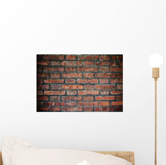 Red Brick Wall Urban Wall Decal
